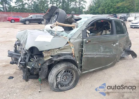 2012 Fiat 500 Pop из США, поврежденный, VIN 3C3CFFAR3CT280746